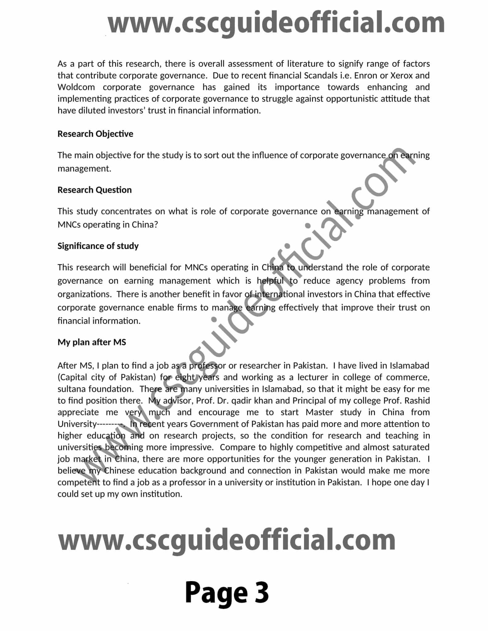 Study Plan For Scholarship CSC Guide Official study-plan-for-scholarship-csc-guide-official