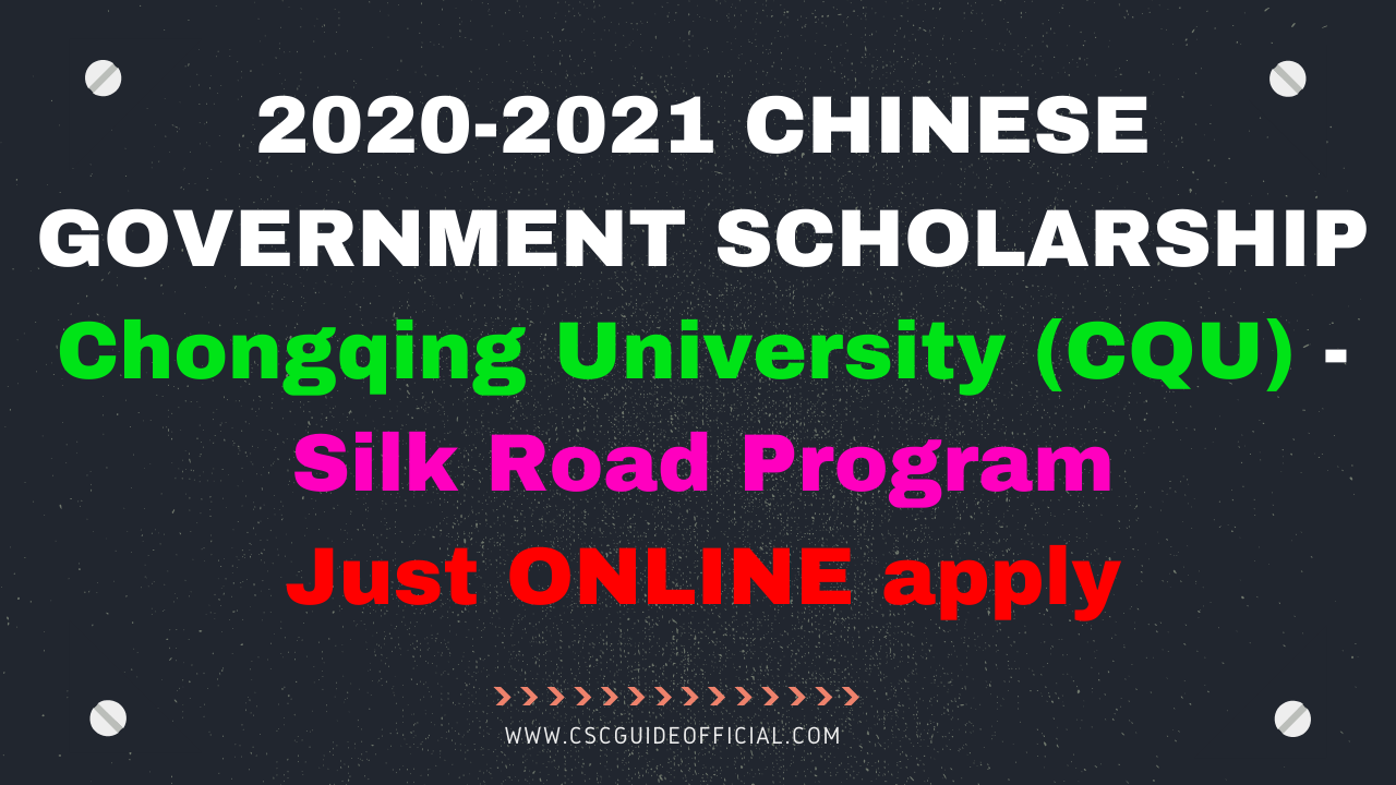 chongqing university silk road scholarship