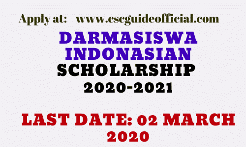 Darmasiswa Indonasian Scholarship