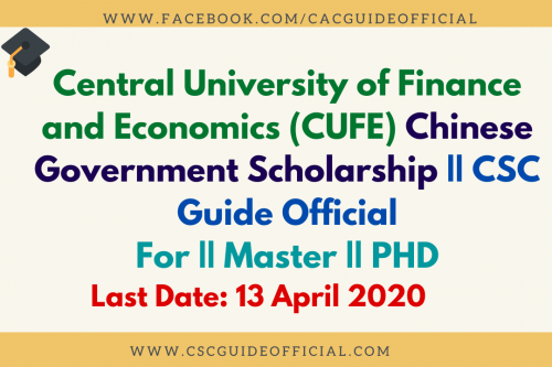Central University of Finance and Economics scholarship