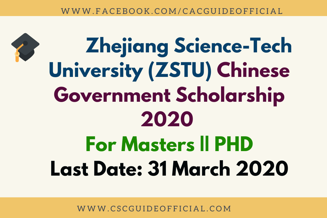 Zhejiang ScienceTech University (ZSTU) Chinese Government Scholarship