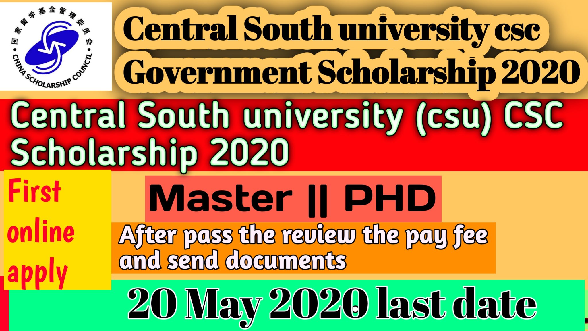 central south university csc 2020 CSC Guide Official