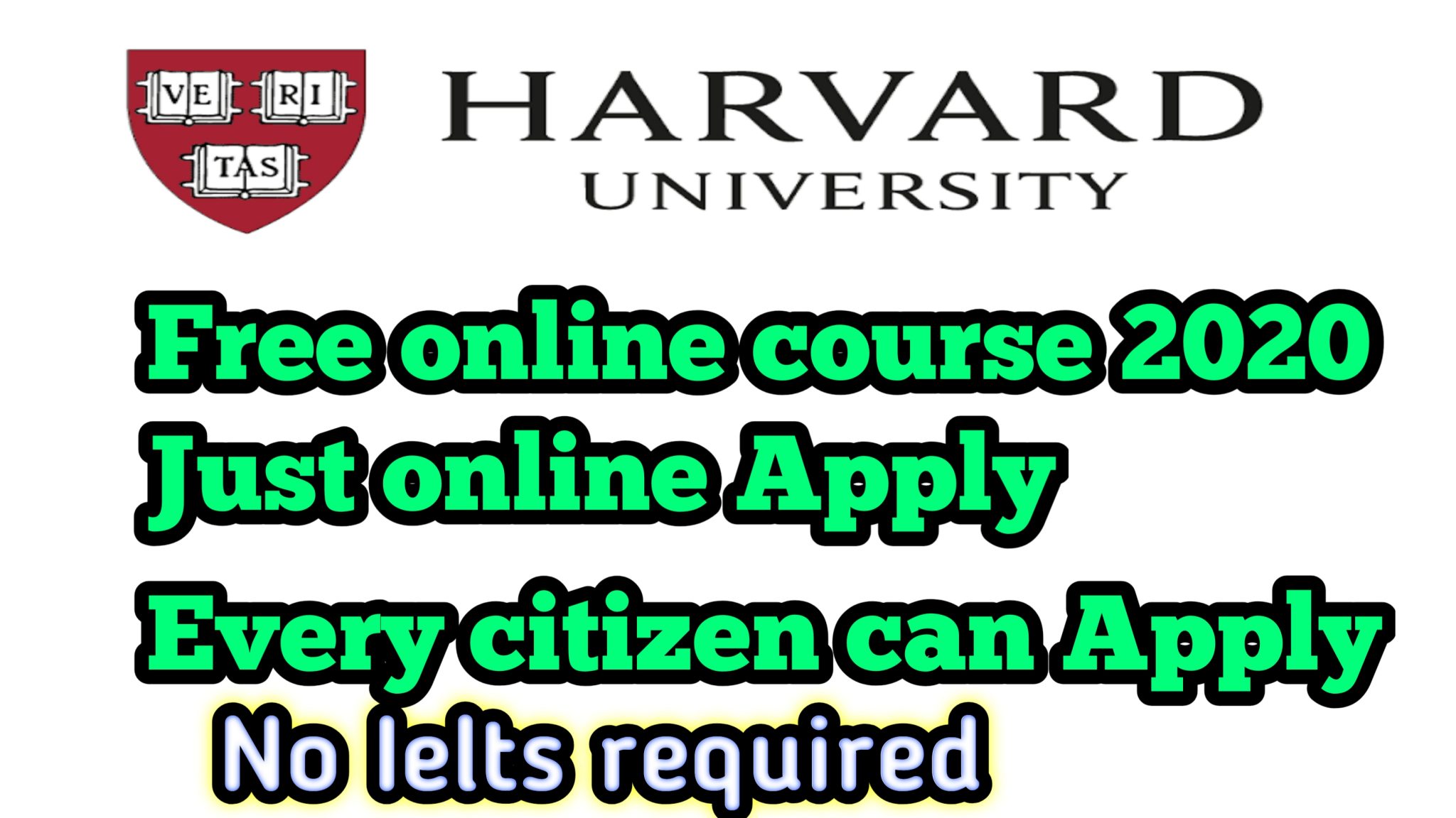 harvard university online courses 2020 free