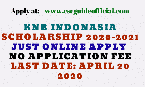 knb indonesia scholarship