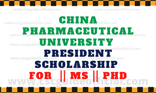 China Pharmaceutical University president scholarship