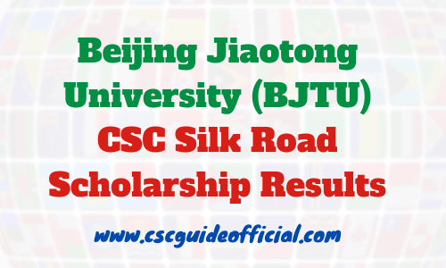 bjtu silk road scholarship results