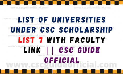 china scholarship universities faculty links