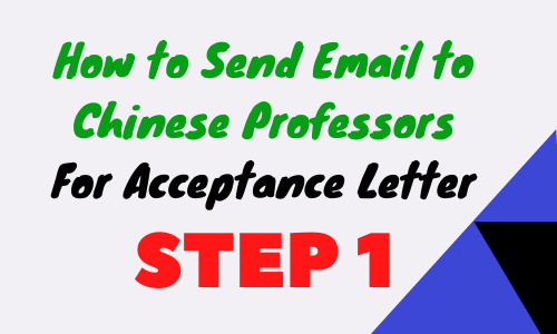 how to send emails to chinese professors 2021