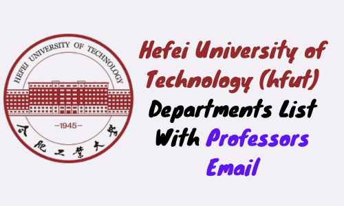 hefei university of technology professors emails
