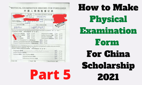 how to make Physical Examination Form