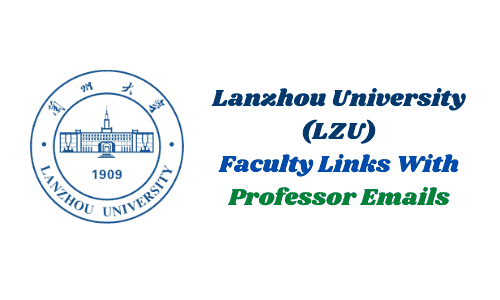 lanzhou university faculty emails