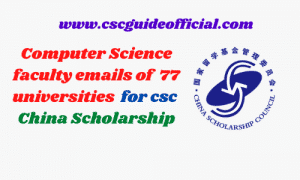 Computer Science universities list with Professor email for csc ...