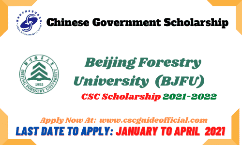 beijing forestry university csc scholarship csc guide official