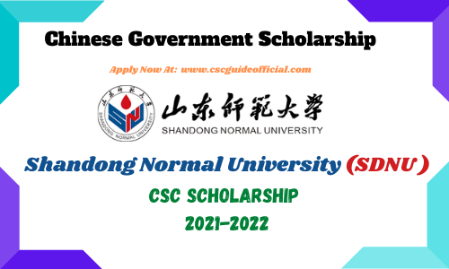 shandong normal university csc scholarship 2021