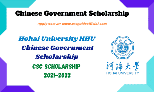 hohai university csc scholarship 2021 2022