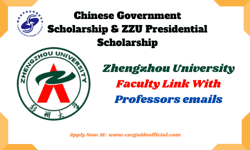 zhengzhou university professors emails