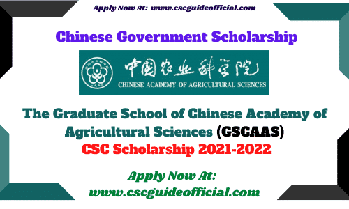 The Graduate School of Chinese Academy of Agricultural Sciences GSCAAS csc scholarship