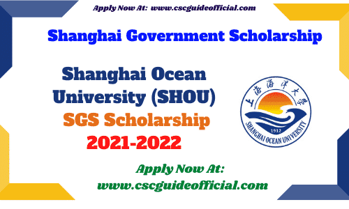 shanghai ocean university shanghai government scholarship