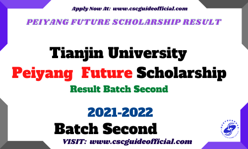 tianjin university scholarship result 2021 csc guide official
