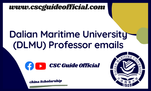 dalian maritime university professor emails csc guide official