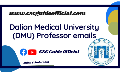 dalian medical university professor emails csc guide official