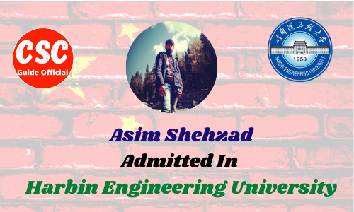 Asim Shehzan Harbin Engineering University csc guide official