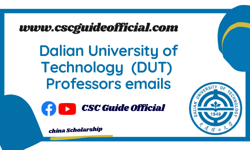 Dalian university of technology professors emails