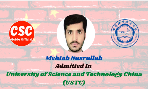 Mehtan Nusrullah University of Science and Technology China (USTC)