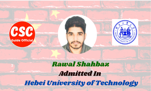 Rawal Shahbaz hebei university of technology csc guide