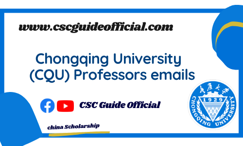 chongqing university professors emails csc guide