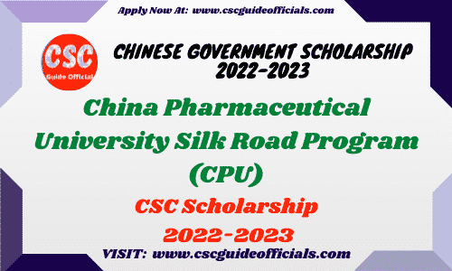 China Pharmaceutical University Silk Road Program (CPU) csc scholarship 2022