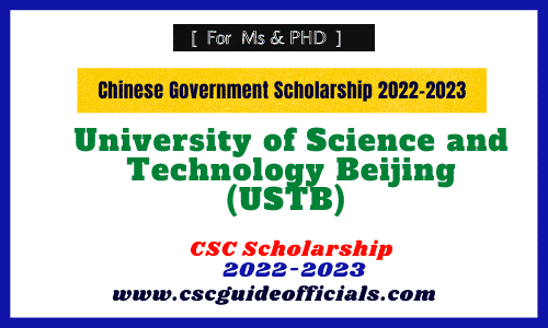 ustb csc scholarship 2022-2023