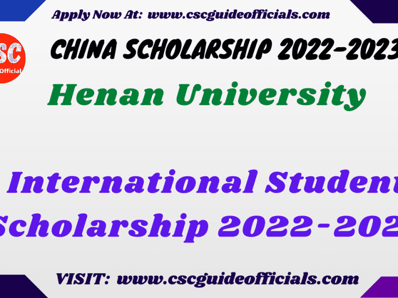 henan university international student scholarship