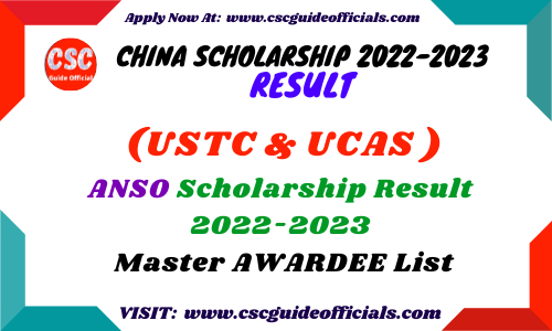 ustc and ucas scholarship 2022-2023