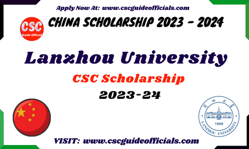 Lanzhou University csc scholarship 2023-2024