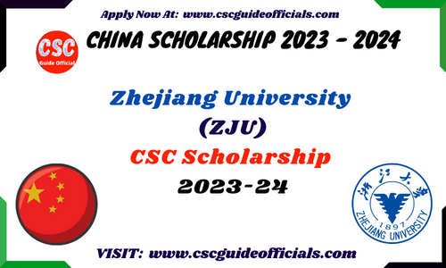 Zhejiang University csc scholarship 2023-2024