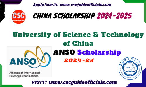 University of Science and Technology of China ANSO Scholarship 2024-2025