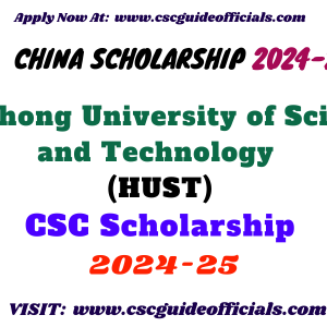 Huazhong University of Science and Technology Silk Road Scholarship 2024-2025