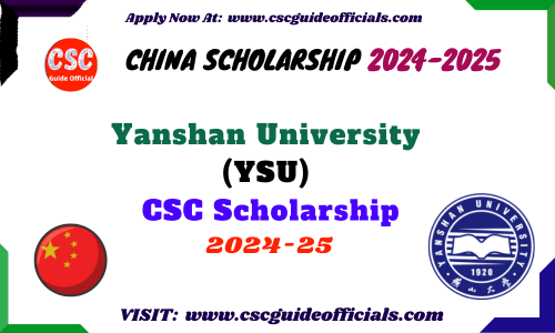 Yanshan University YSU CSC Scholarship 2024-2025