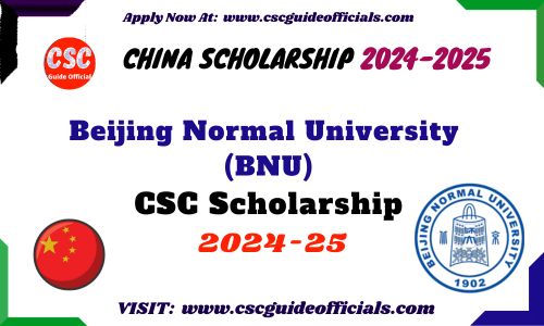 Beijing Normal University CSC Scholarship 2024-2025