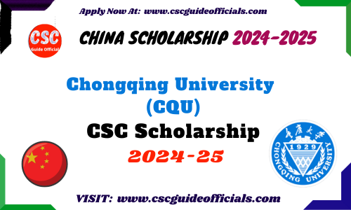 Chongqing University CSC Scholarship 2024-2025
